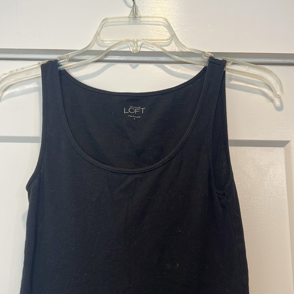 LOFT Women's Black Tank Top size small. - Picture 2 of 6